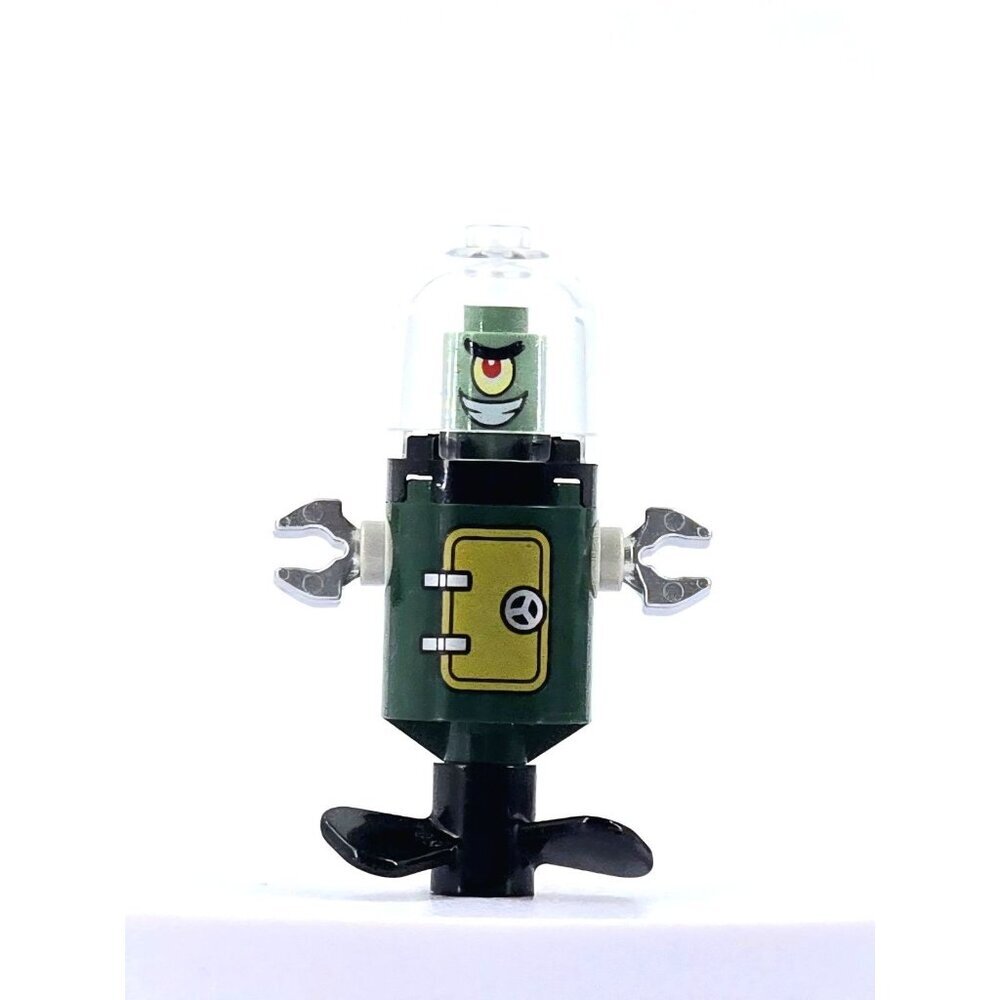 LEGO SpongeBob Vintage 2011 Plankton Domed Head bob027 Rare/Retired